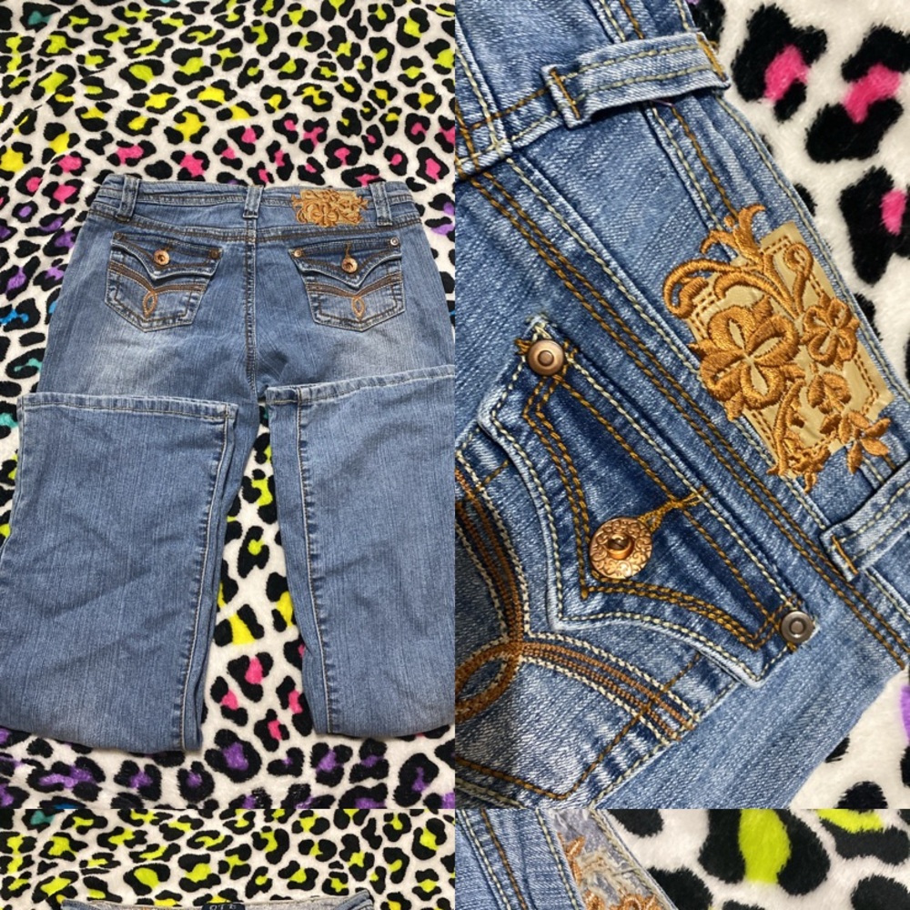 Otb extra low rise flare jeans!